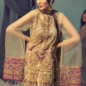 Pakistani brand new net shirt. With slik duppat